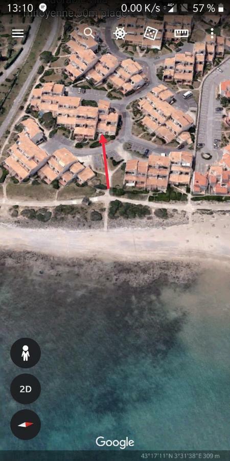 Residence Le Neptuna T2 Direct Plage Wifi Clim Agde Luaran gambar